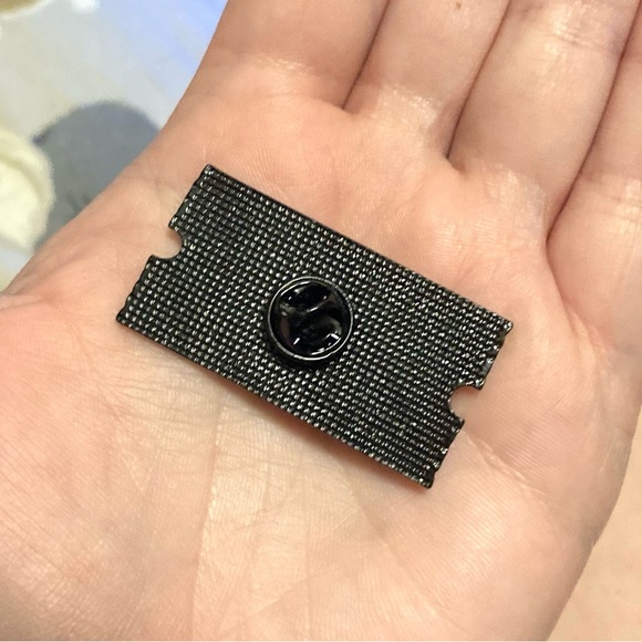 Handmade Rocky Horror Picture Show Franknfurter Earrings with Pin & Patch Set - Picture 4 of 6